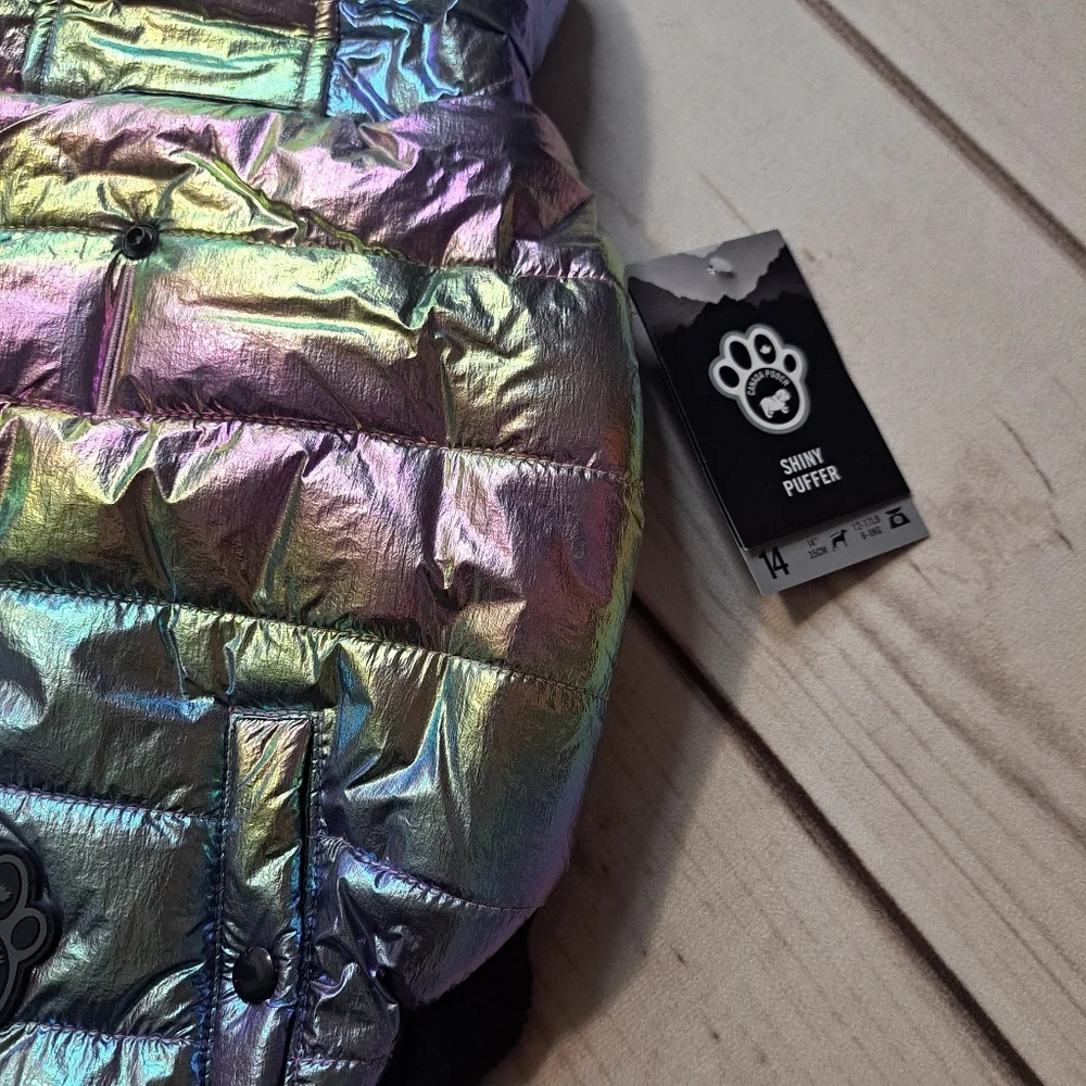 Canada Pooch Iridescent Dog Jacket - Picture 3 of 8